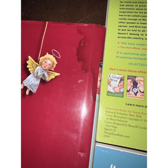 Andrew Clements Hardback & Paperback Lot of 5 Books Frindle Holiday Concert +++ - Picture 2 of 3